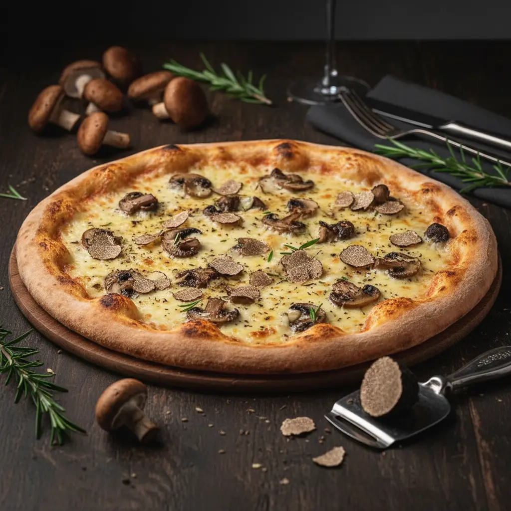 Truffelpizza recept voor thuisbakkers